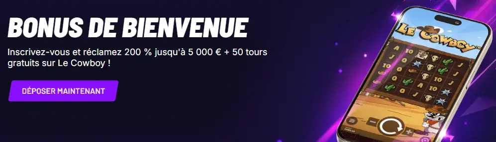 Fast Slots Casino Bonus de bienvenue